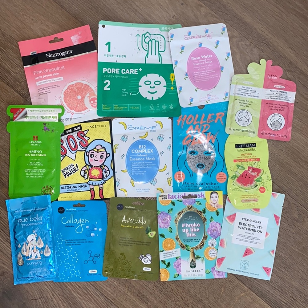 Assorted face masks!